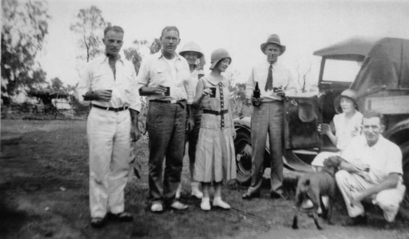 Picnic in the bush in Mount Isa, Queensland