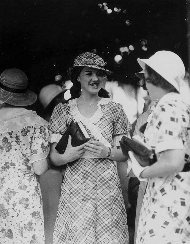 Women attended the Ascot Races, Brisbane, Queensland