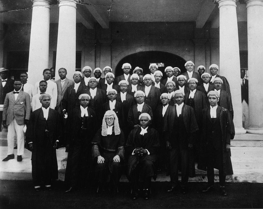 Members of the Gold Coast Bar, 1935.