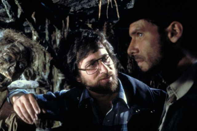 Spielberg, Harrison Ford and a corpse