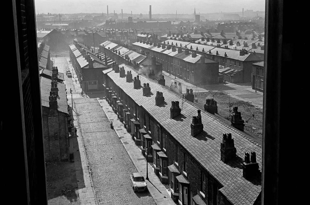 Salford back to back and terraced housing 1971