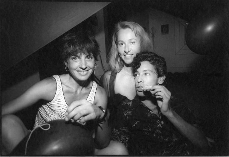 Tina Nash, Kathleen Denton, Ted Meyer, 1983