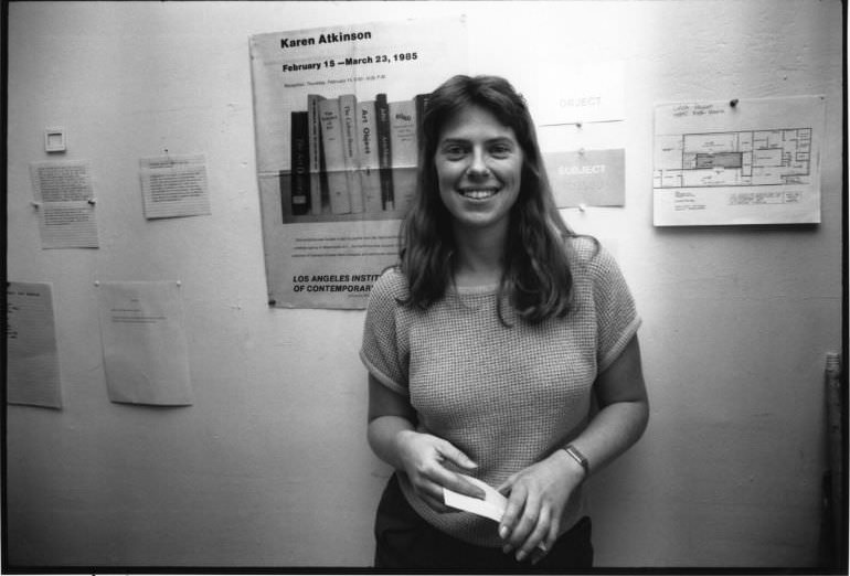 Karen Atkinson, Downtown artist, 1985