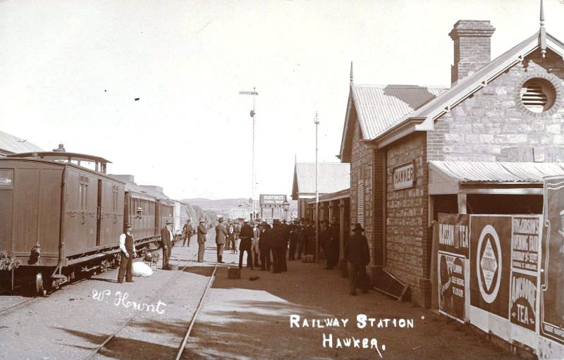 Hawker Railway Station, circa 1908