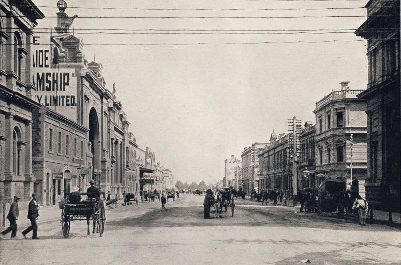 Currie Street, Adelaide, 1907