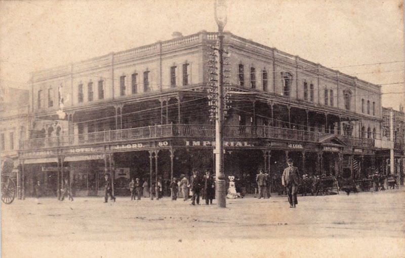 The Imperial Hotel, corner King William and Grenfell Streets, Adelaide, circa 1905