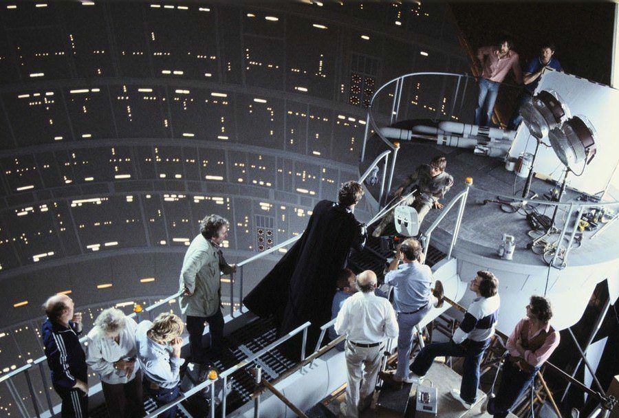 Behind the scenes of the iconic "I am your father" scene from The Empire Strikes Back.