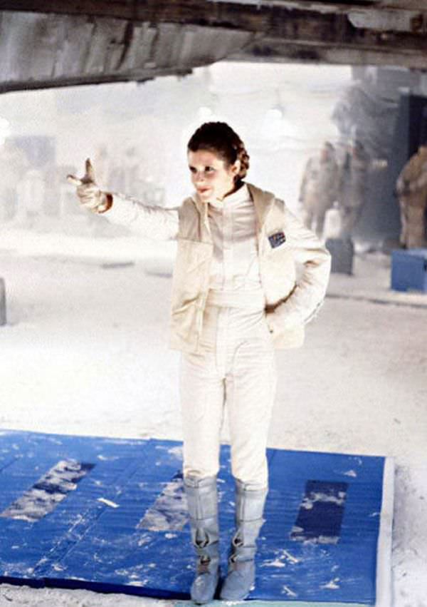 At least we have proof that Carrie Fisher shot first.