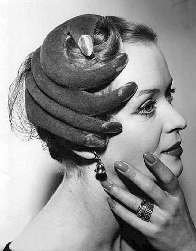 Surreal Hats Designed by Italian Fashion Designer Elsa Schiaparelli From 1940s