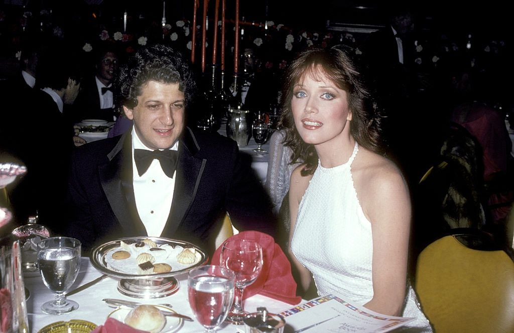 Tanya Roberts with her husband Barry Roberts at the 21st Annual International Broadcasting Awards.