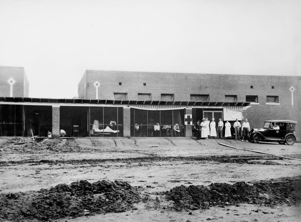 Red Cross Dispensary after Race Riots Tulsa, Oklahoma, June 1921.