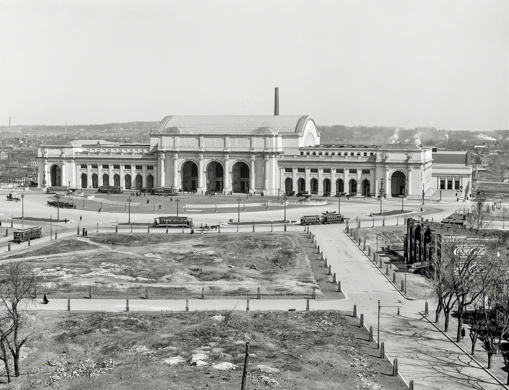 New Pennsylvania [Union] Station, Washington, D.C., 1908.