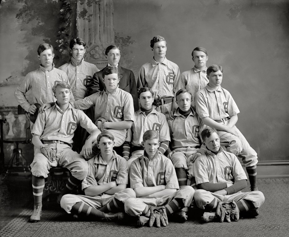 Georgetown Prep baseball team. Washington, D.C., circa 1905.