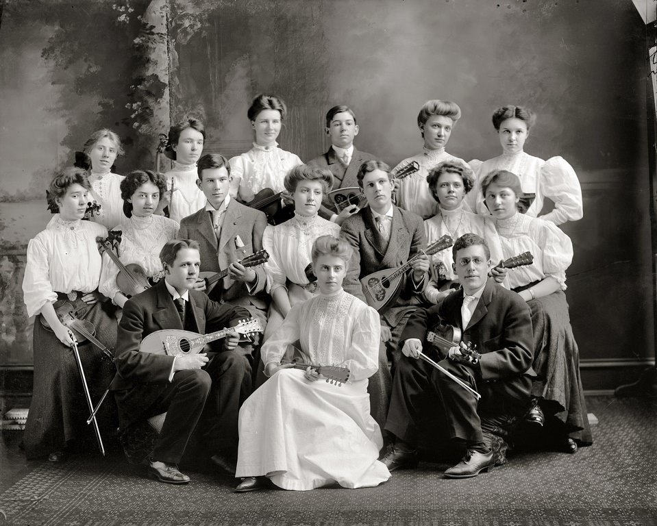 Central High School Orchestra. Washington, D.C., circa 1905.