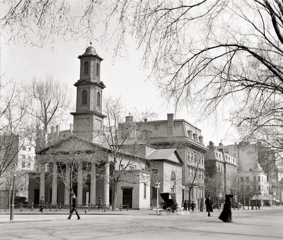 St. John's Church, 16th & H streets N.W., 1900.
