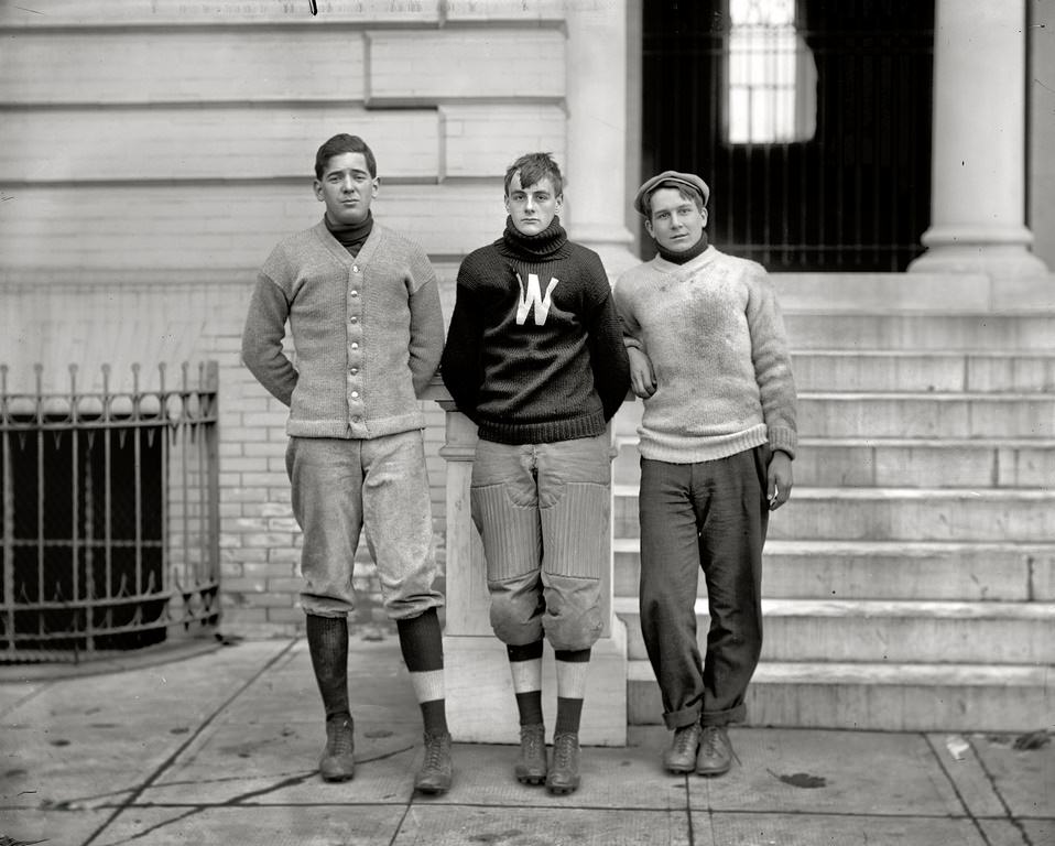 Western High football boys. Washington, D.C., circa 1905.