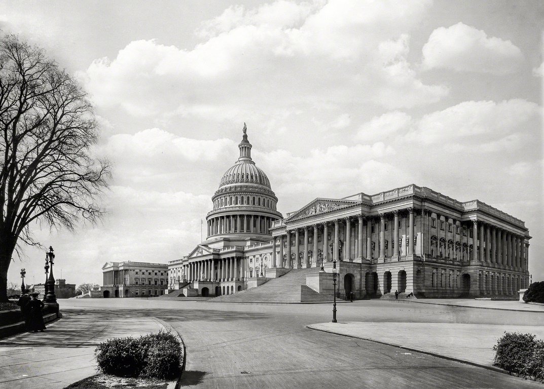 The Capitol at Washington -- East Fron, 1905.