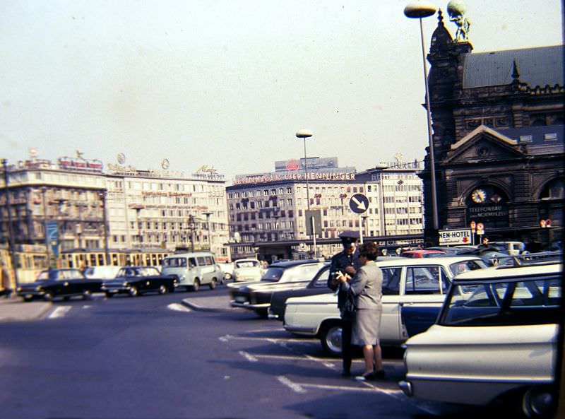 Frankfurt. Main Train Station, 1960s