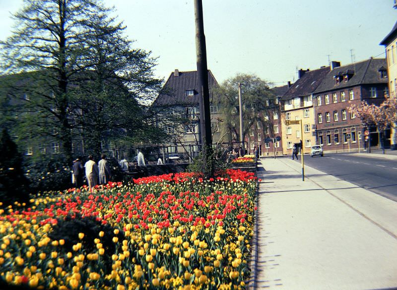Gladbeck street scenes, 1960s