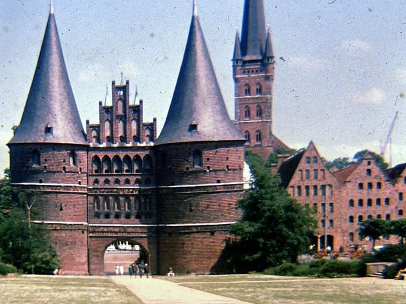 Lübeck. Holstentor, 1960s