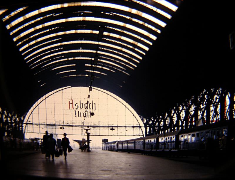 Frankfurt. Main Train Station, 1960s