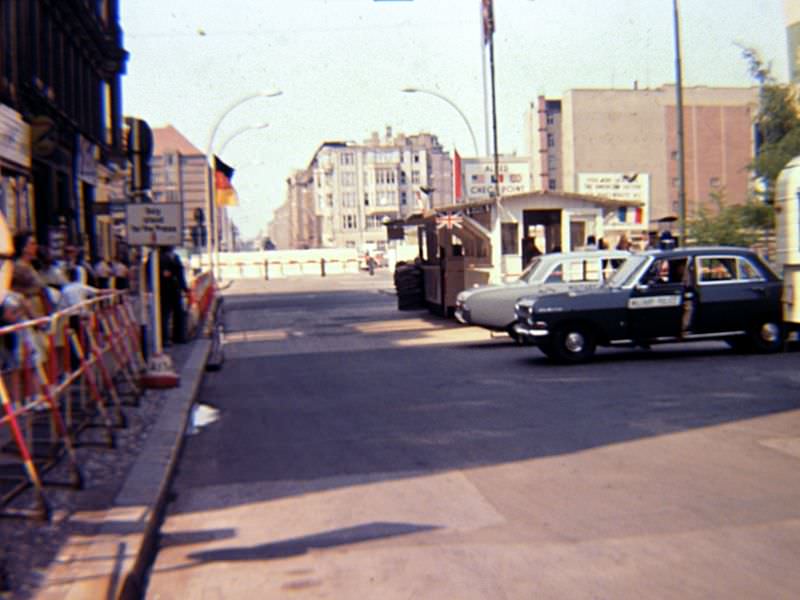 West Berlin. Check-point Charlie, 1960s