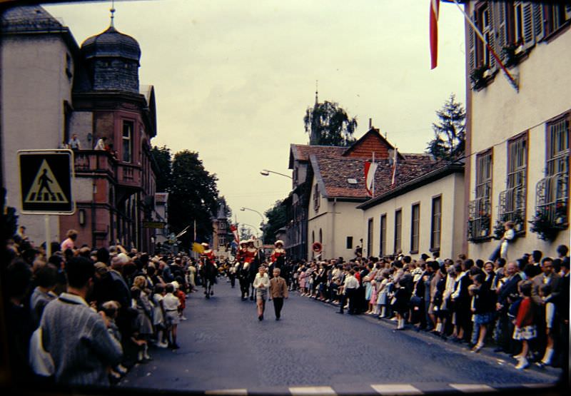 Bensheim parade, 1960s