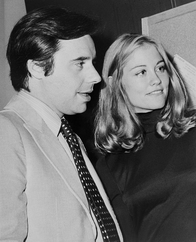 Cybill Shepherd with Peter Bogdanovich, 1971.