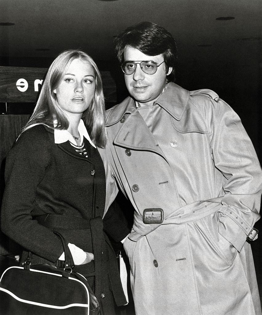 Cybill Shepherd with Peter Bogdanovich, 1972.