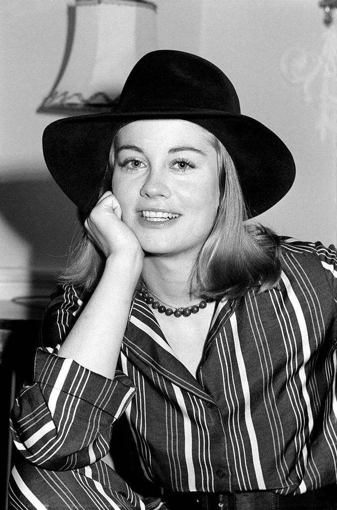 Cybill Shepherd at Claridges Hotel, 1975.