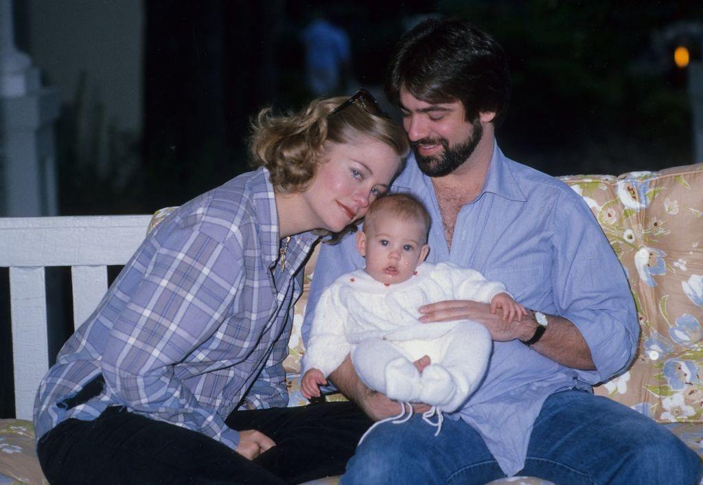 Cybill Shepherd with her husband Clementine Ford and David M. Ford, 1979.
