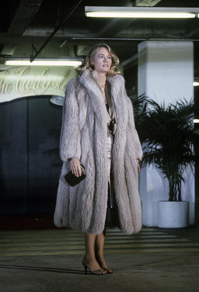 Cybill Shepherd in the movie 'Moonlightin', 1985.