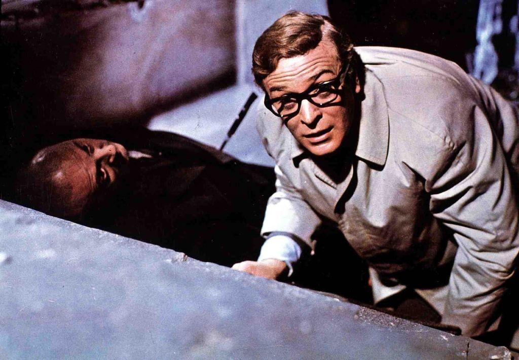 Michael Caine as Harry Palmer in the movie 'Funeral in Berlin', 1966.