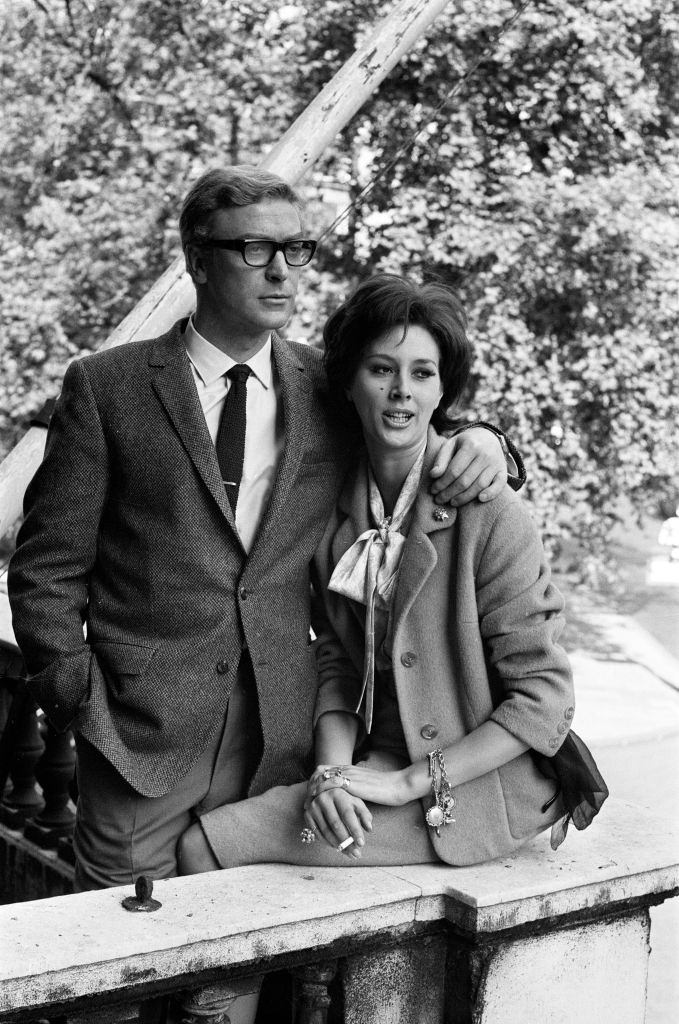 Michael Caine and Sue Lloyd on the set of 'The Ipcress File', 21st September 1964.