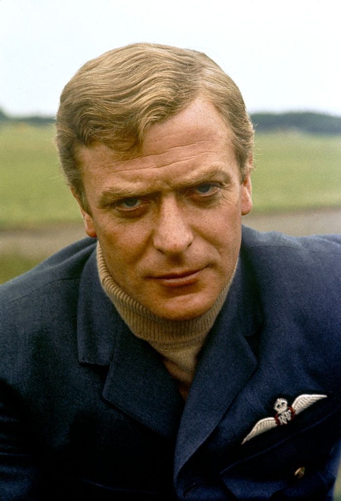 Michael Caine on the set of Battle of Britain, 1969.