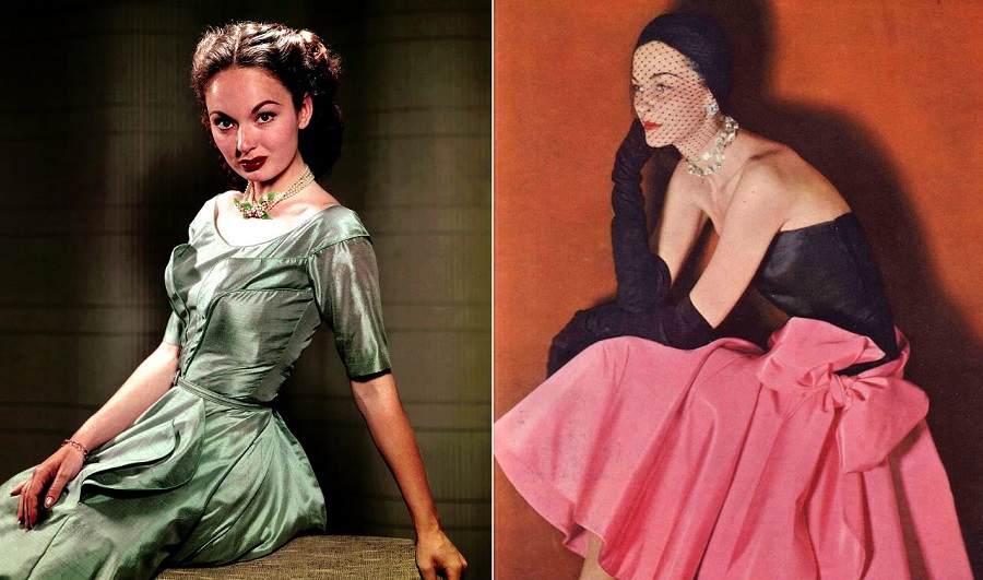 Gorgeous Photos Of Classic Beauties in Taffeta Dresses From the 1950s