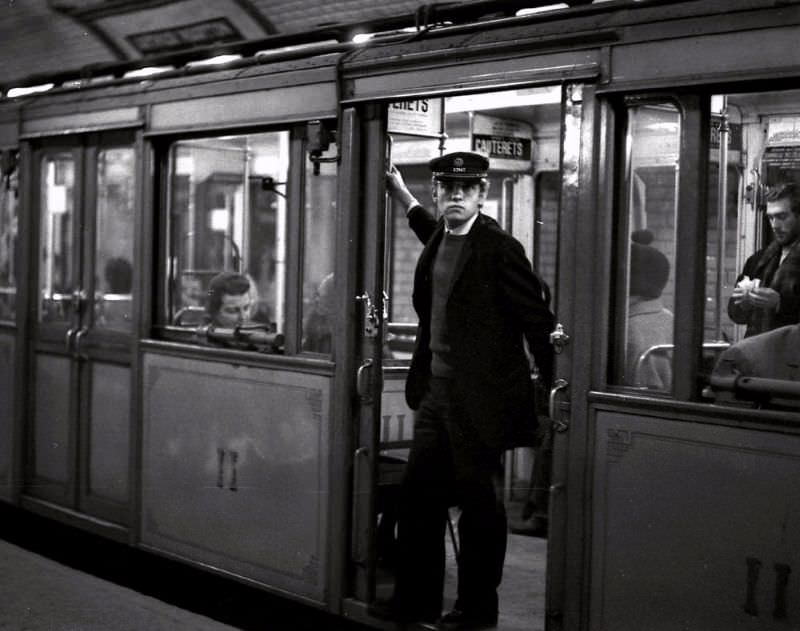 Metro worker, Paris, 1971