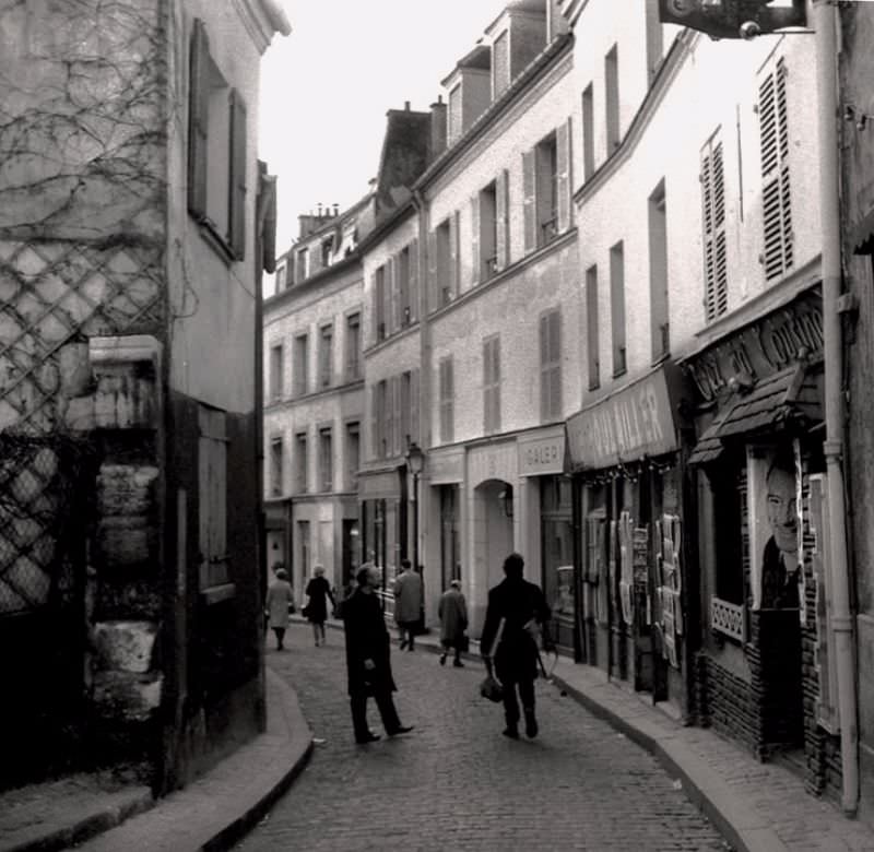 Montmartre, Paris, 1970