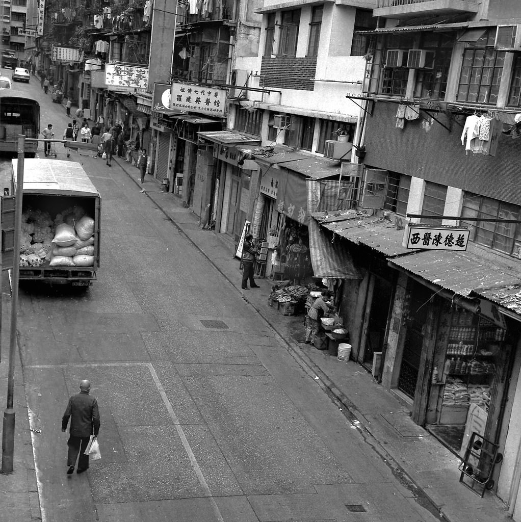 Sheung Wan district. Hong Kong, 1986.