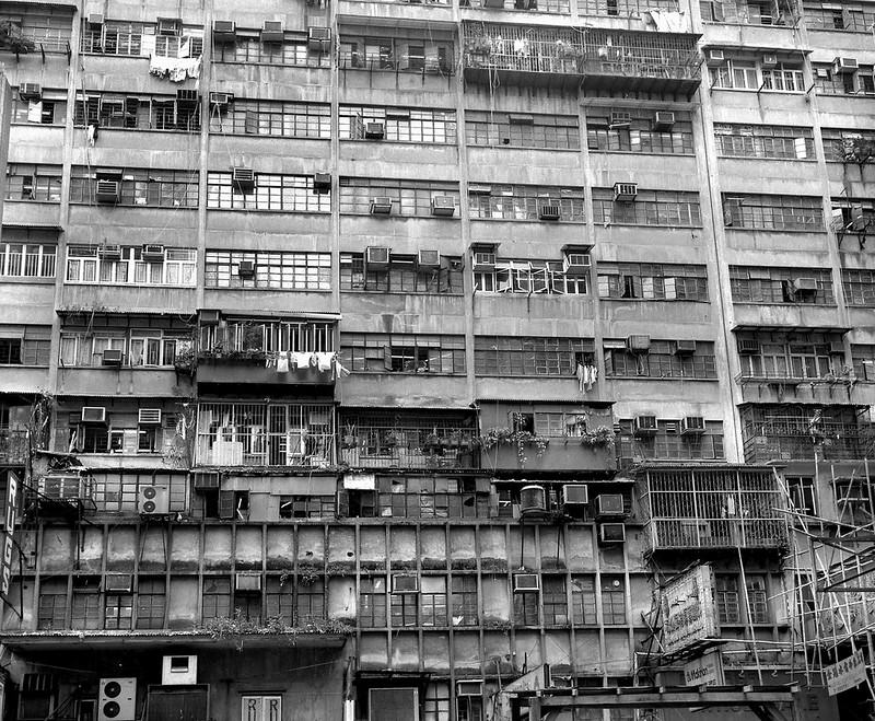 High-rise residential housing, Kowloon. Hong Kong, 1986.