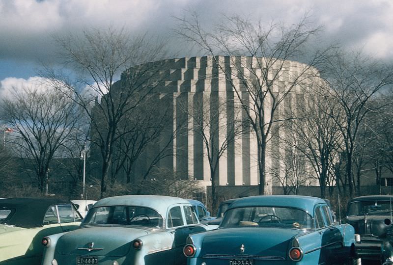 Ford Rotunda, Dearborn, Michigan. December 1955