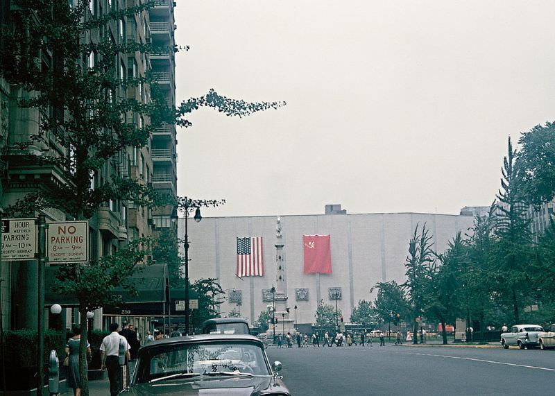 New York Coliseum and Soviet Cultural Exhibit, New York. November 1959