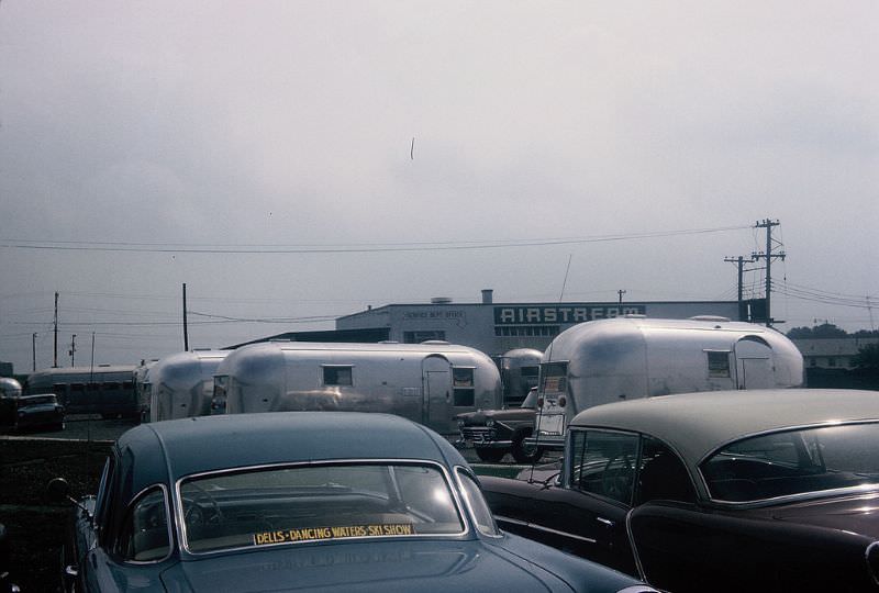Airstream factory, Jackson Center, Ohio. December 1959