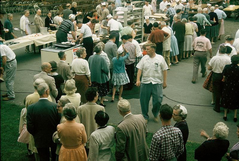 Central Christian strawberry festival, Ohio. 1955