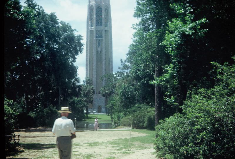 At Bok Tower, Florida. May 1952