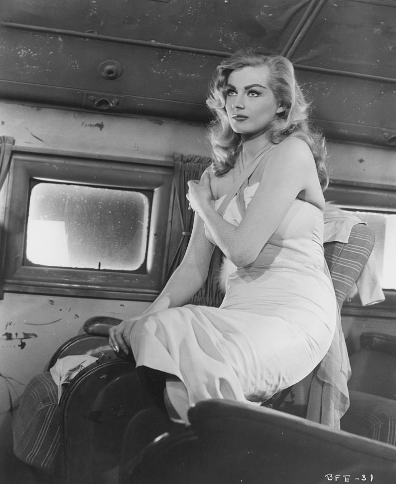 Anita Ekberg in a Scene From the Film Back from Eternity, 1956.