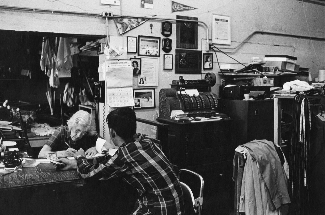 Interior of Jake’s Pawn Shop on Water Street, 1968