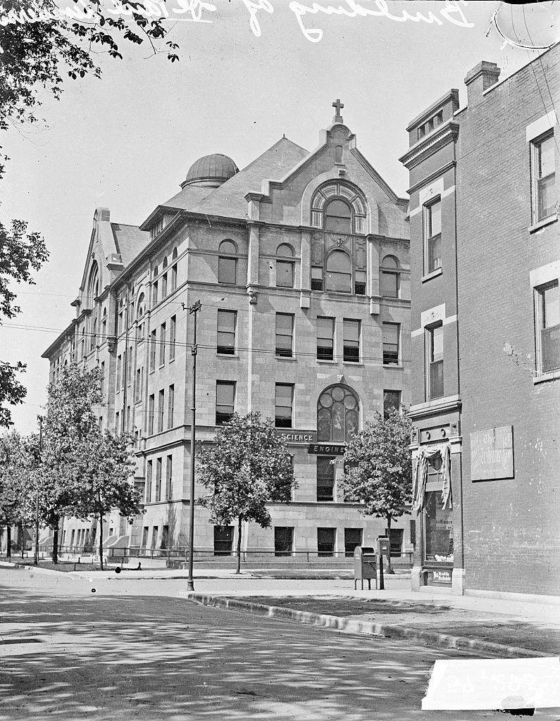 DePaul University building. Chicago circa 1911.
