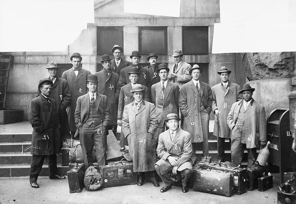 Chicago White Sox baseball players. Chicago, 1913.