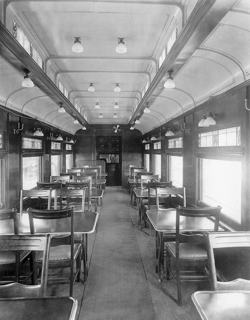 Interior of a Pullman Car. Chicago, September 12, 1913.
